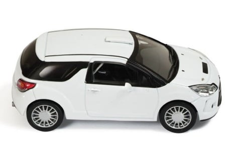 ixo models 1/43 (RAM457) Citroen DS3 R3 2010  Rally Spec "Ready to Race" White