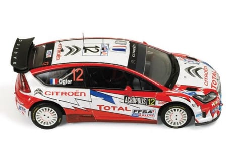 ixo models 1/43 (RAＭ377) Citroen C4 WRC #12 2nd Rally Acropolis 2009 S.Ogier