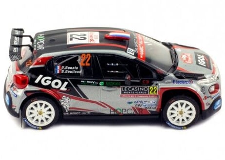 ixo models 1/43 (RAM737) Citroen C3 R5 #22 Monte Carlo 2019
