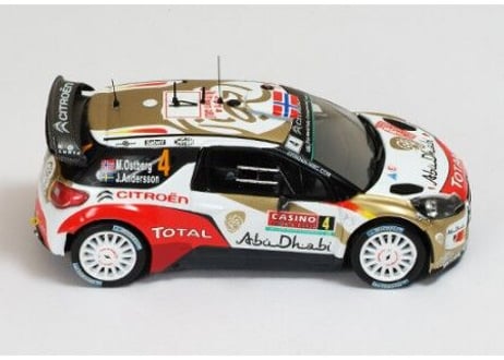 ixo models 1/43 (RAM566) Citroen DS3 WRC #4 Rally Monte-Carlo 2014