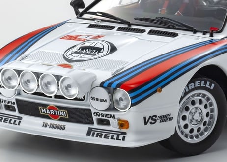 KYOSHO 1/18 (KS08306A) Lancia Rally 037 1983 Monte Carlo # 1 (clear coat finish)