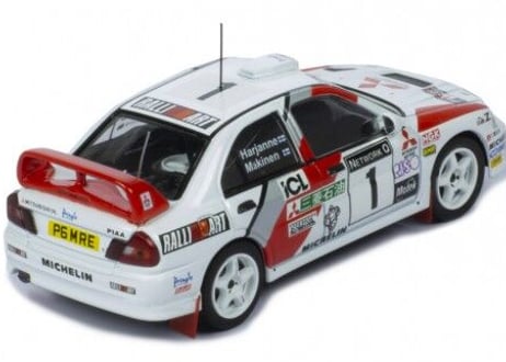 ixo models 1/43 (RAC393LQ) MITSUBISHI Lancer Evo IV #1 Rac Rally 1997 (25th Anniversary Edition)