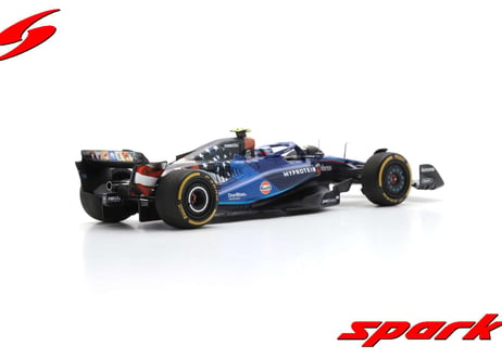 Spark 1/43 (S8918) Williams F1 FW45 #2 Williams Racing 10th USA GP 2023 Logan Sargeant