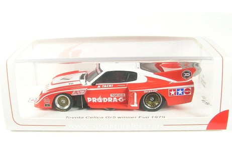 Spark 1/43 (SJ095) TOYOTA CELICA NO.1 Gr5 WINNER FUJI 1979 NOBUHIDE TACHI