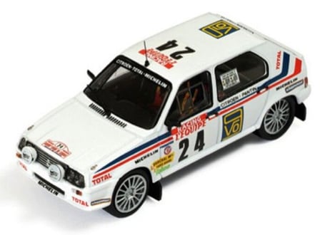 ixo models 1/43 (RAC128) CITROEN ヴィザ クロノ 1983年 ツール・ド・コルス #24
