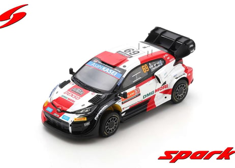 Spark 1/43 (S6713) TOYOTA GR Yaris Rally1 #69 Winner Rally New Zealand 2022(With the race arch)