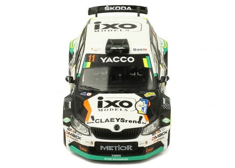 ixo models 1/43 (RAM692) Skoda Fabia R5 #11  Rallye Condroz 2018