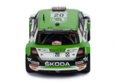 ixo models 1/43 (RAM839) Skoda Fabia Rally2 Evo #20 Winner WRC2 Rally Monte-Carlo 2022