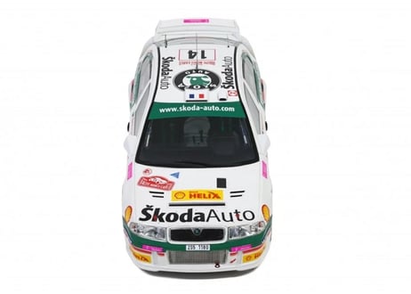Otto mobile 1/18 (OT431) Skoda Octavia WRC #14 Rally Automobile Monte-Carlo 2003