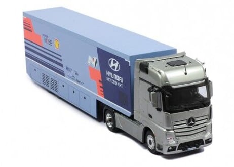 ixo models 1/43 (TTR019) MERCEDES-BENZ ACTROS MPR 2019 (HYUNDAI WRC RALLY TRANSPORTER)