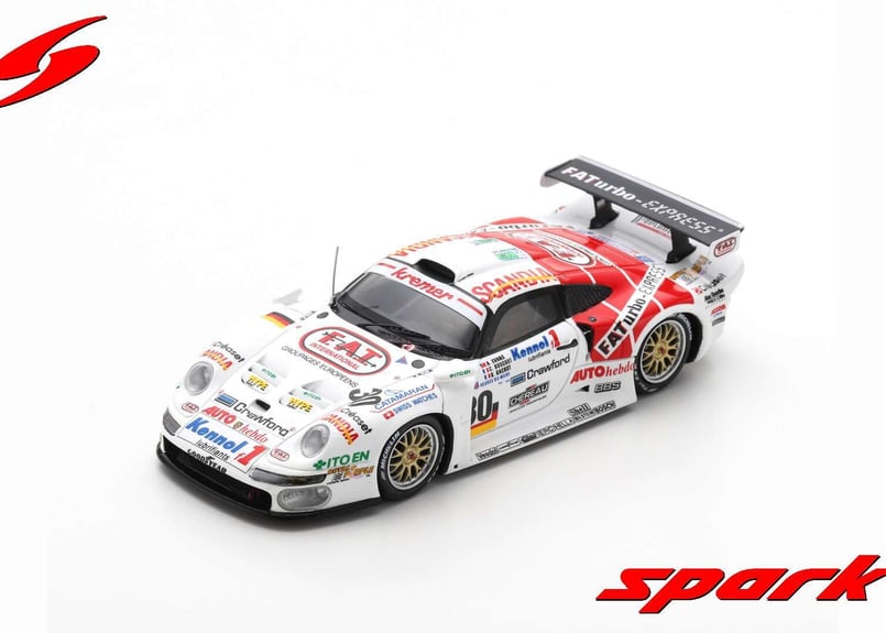 ミニカー 1/43 Porsche Targa4S FranceEdition/Spark Spark 1/43 (S5607) PORSCHE 911 GT1 #30 24H LE M