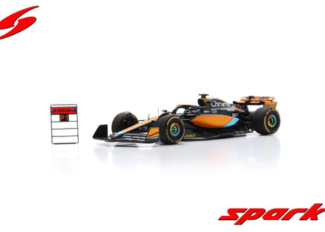 Spark1/43(S8927)McLaren MCL60#81 McLaren1stPole,1stSprintRace-QatarGP2023 OscarPiastri With pitboard