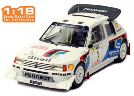 ixo models 1/18 (18RMC049A) Peugeot 205 T16 E2 #1 Rally Monte Carlo 1986