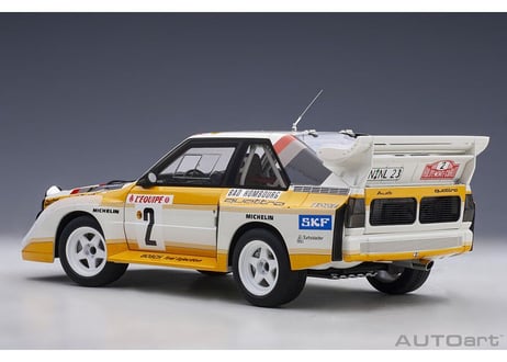 AUTOart 1/18 (88601) Audi Sport Quattro S1 #2 WRC Rally Monte Carlo 1986