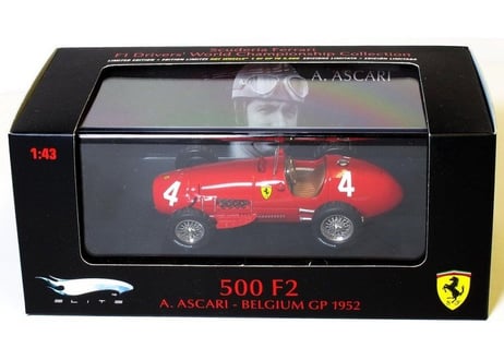 MATTEL 1/43 (T6274) Ferrari 500 F2 Belgium Gp 1952 F1 #4