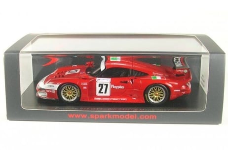 Spark 1/43 (S5604) PORSCHE 911 GT1 #27 8TH 24H LE MANS 1997