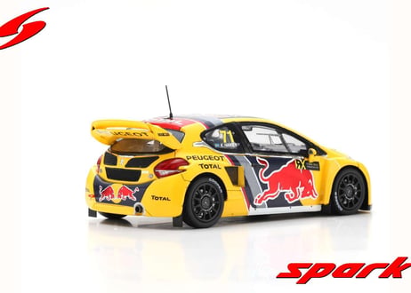 Spark 1/43 (S7806) Peugeot 208 WRX #71 Rd.4 World RX of Great Britain 2018