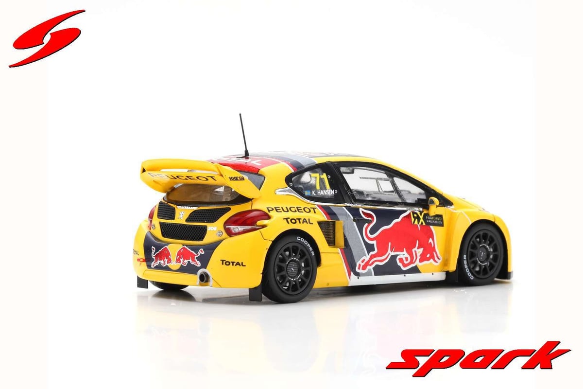 Spark 1/43 (S7806) Peugeot 208 WRX #71 Rd.4 Wor
