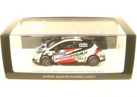 Spark 1/43 (S5170) TOYOTA Yaris WRC Presentation No.VIP Rally Finland 2017