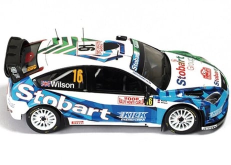 ixo models 1/43 (RAＭ306) FORD FOCUS RS 07 WRC #16 10TH RALLY MONTE CARLO 2008