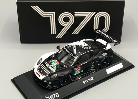 Spark 1/43  (WAP0209020MLEM) Porsche 911 RSR #92 Le Mans 2020 Black / White