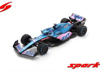 Spark 1/43 (S8520) Alpine A522 #14 BWT Alpine F1 Team 7th Monaco GP 2022 Fernando Alonso