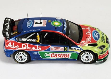 ixo models 1/43 (RAM300) FORD FOCUS RS WRC07 #3 Rally MonteCarlo2008  2位