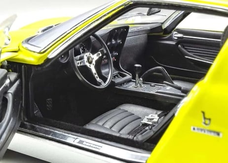 KYOSHO 1/18 (KS08317Y) Lamborghini Miura P400SV Yellow/Silver