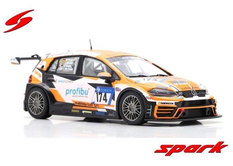 Spark 1/43 (SG336) Volkswagen Golf GTI TCR #174 Mathilda Racing Nurburgring 24H 2017