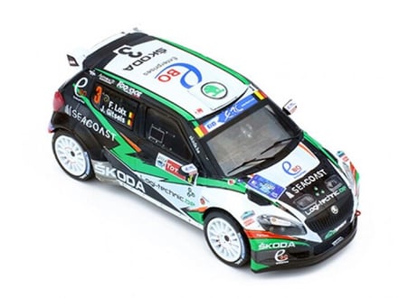 ixo models 1/43 (RAM583) SKODA FABIA S200 #3 Winner Ypres Rally 2014