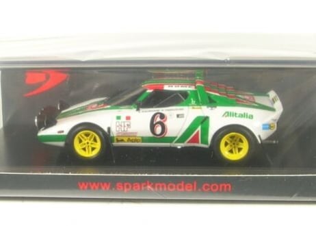 Spark 1/43 (S9083) Lancia Stratos HF 2nd Rally MonteCarlo 1976