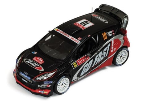 ixo models 1/43 (RAM495) Ford Fiesta RS WRC #10 Rally Monte Carlo 2012 H.Solberg