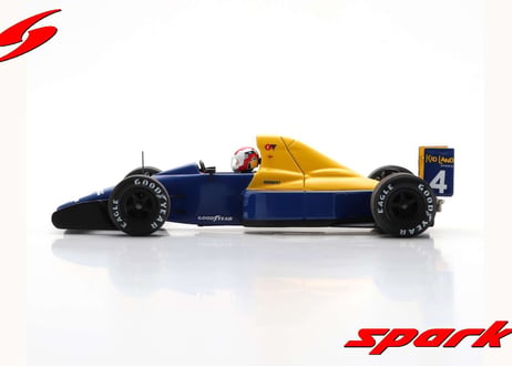 Spark 1/43 (S1887) Tyrrell 018 ＃4 Belgian GP 1989 Johnny Herbert