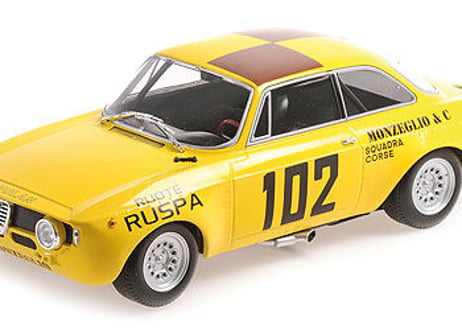 MINICHAMPS 1/18 (155711202) Alfa Romeo GTA 1300 #102 Monzeglio Squadra Corse  Targa Florio 1971
