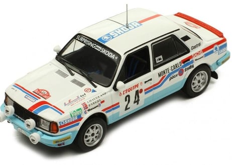 ixo models 1/43 (RAC277) SKODA 130L #24 Rallye Monte-Carlo 1987