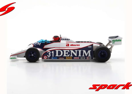 Spark 1/43 (S7252) Osella FA1B #31 Belgian GP 1981 Piercarlo Ghinzani