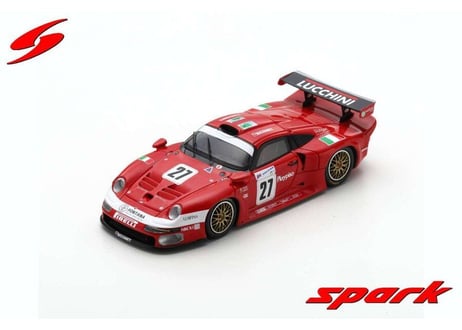 Spark 1/43 (S5604) PORSCHE 911 GT1 #27 8TH 24H LE MANS 1997