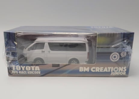 BM Creations 1/64 (BM64B0142) Toyota Hiace 2015 KDH200V white (RHD)