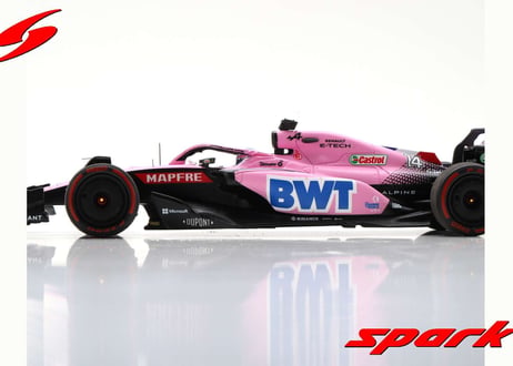 Spark 1/43 (S8522) Alpine A522 #14 BWT Alpine F1 Team 9th Bahrain GP 2022 Fernando Alonso