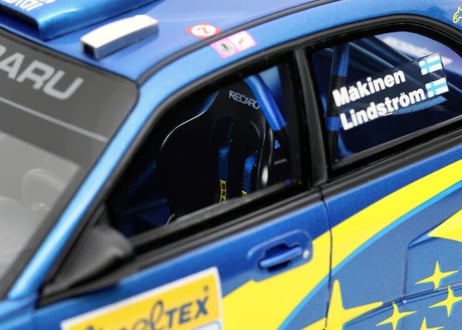 Otto mobile 1/18 (OT784) Subaru Impreza WRC #10 Rallye Monte-Carlo 2002