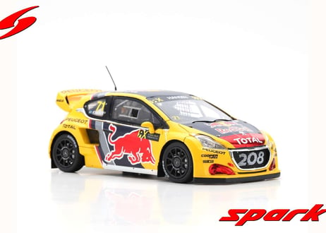 Spark 1/43 (S7806) Peugeot 208 WRX #71 Rd.4 World RX of Great Britain 2018
