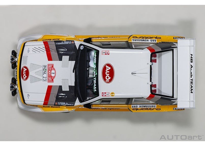 ミニカー AUTOart Audi sport Quattro 1988 1/18 AUTOart 1:18 Scale Audi Quattro '88 LWB, Satin Black