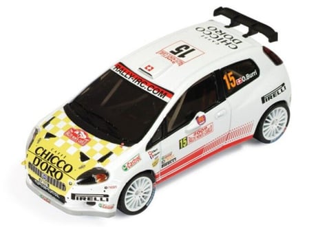 ixo models 1/43 (RAM380) Fiat Abarth Grande Punto S2000 #15 7th Rally Monte Carlo 2009