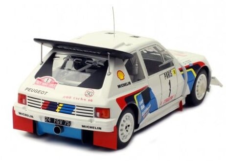 ixo models 1/18 (18RMC049A) Peugeot 205 T16 E2 #1 Rally Monte Carlo 1986