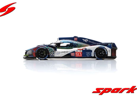Spark 1/43 (S8729) Peugeot 9X8 #93 PEUGEOT TOTALENERGIES 8th Le Mans 24H 2023