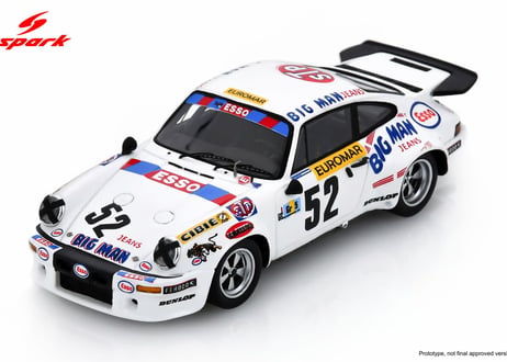 Spark 1/43 (S9815) Porsche Carrera RS 3.0 #52 6th Le Mans 24H 1976