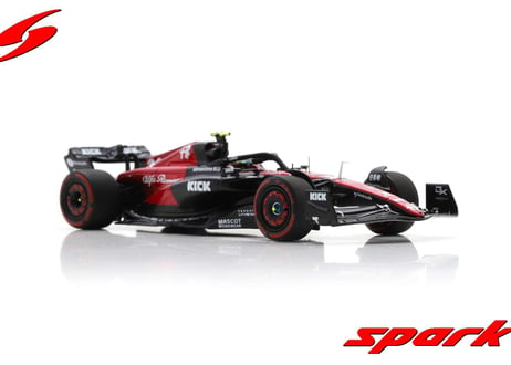 Spark 1/43 (S8564) Alfa Romeo F1 Team KICK C43 #24  9th Australian GP 2023 Zhou Guanyu