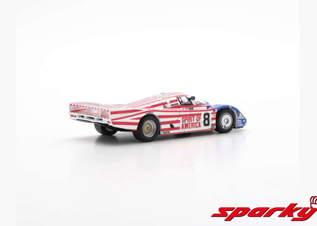 Sparky 1/64 (Y176) PORSCHE 956 #8 24h Le Mans 1986 3位 G. FOLLMER - J. MORTON - K. MILLER