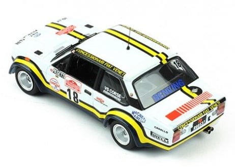 ixo models 1/43 (RAC205) FIAT 131 ABARTH #18 Rallye Sanremo 1978