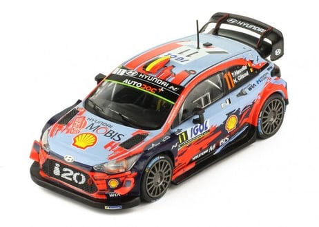 ixo models 1/43 (RAM711) HYUNDAI Coupe i20 WRC #11 1st Rallye Corse 2019